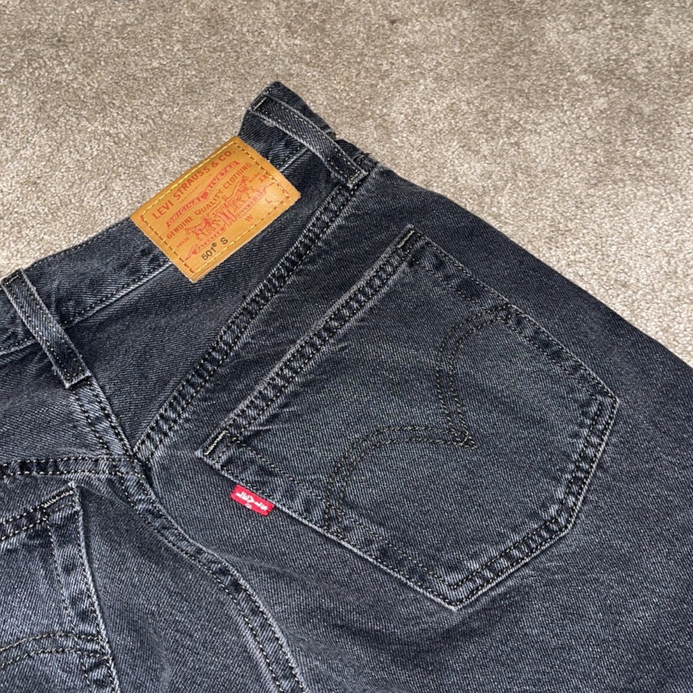 high waisted straight leg levi’s